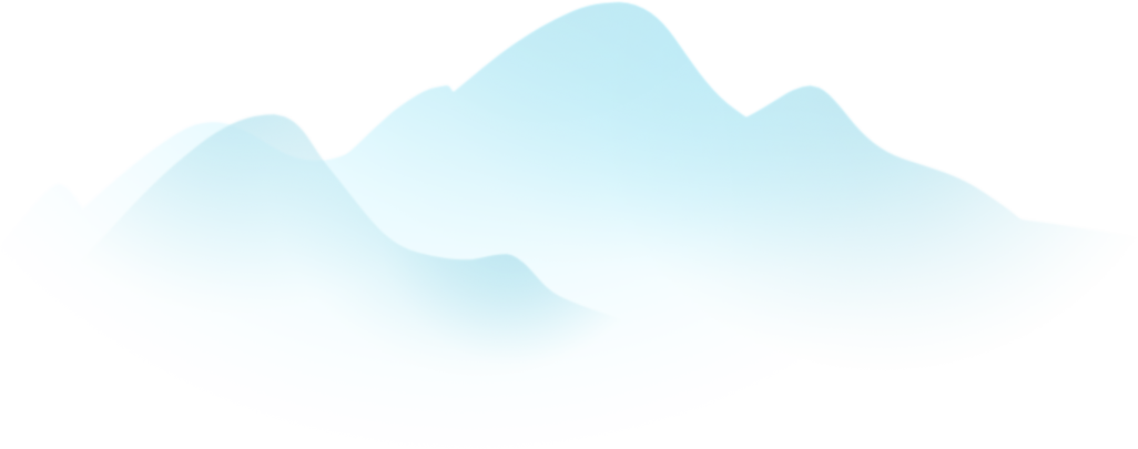 秋季节气插画-远山